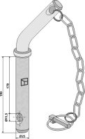 Steckbolzen mit abgebogenen Griff 2