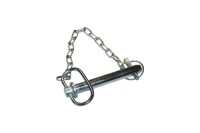 Steckbolzen mit Kette und Klappsplint
