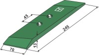 Wechselspitze DWSL 70x13 - links 2