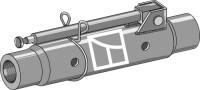 Spannhülse 400mm kpl. 1 3/4 2