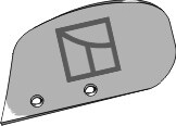 Vorschälerblech - links 2