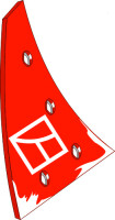 Streichblech-Vorderteil - links