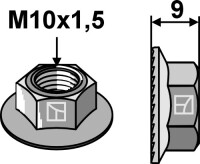 Sperrzahnmutter M10x1,5 2
