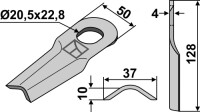 Rotorklinge 128x37mm 2