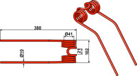 Heuwenderzinken Ø10 2