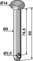 Splintbolzen Ø8x80 2