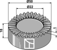 Klemmverstellscheibe 2