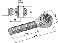 Spindel M40x3