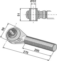 Spindel M36x3