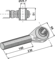 Spindel M36x3 2