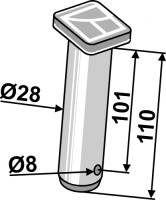 Bolzen Ø28 2