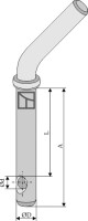 Steckbolzen mit abgebogenen Griff 2