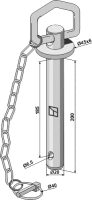 Steckbolzen mit Kette und Klappsplint