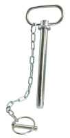 Steckbolzen mit Kette und Klappsplint