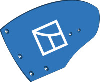 Streichblech-Hinterteil HW245L - links 2