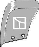 Düngereinlegerblech - links 2
