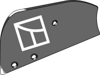Düngereinlegerblech - links 2