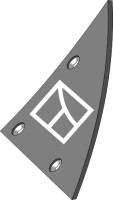 Streichblech-Vorderteil B2KD R 10mm - rechts 2