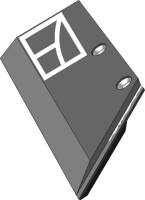 Schar-Hinterteil verstärkt 11x150 SB43P R - rechts