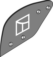 Vorschälerblech D1 - links 2