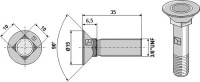 Pflugschraube 3/8UNF