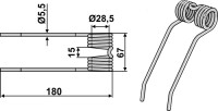 Pick-Up Zinken Ø5,5 2