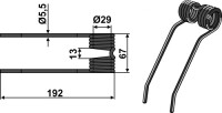 Pick-Up Zinken Ø5,5 2