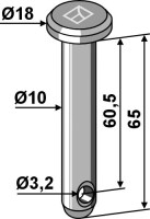 Splintbolzen Ø10x65 2