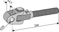 Gelenkkopf M36x3mm 2