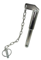 Steckbolzen mit Kette und Klappsplint