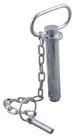 Steckbolzen mit Kette und Klappsplint
