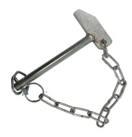 Steckbolzen mit Kette und Klappsplint
