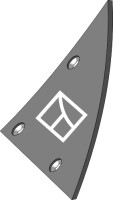 Streichblech-Vorderteil B2K R 8mm - rechts 2