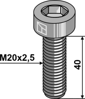 Innensechskantschraube - M20x2,5 - 10.9