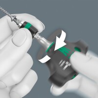 Wera Ratschen-Quergriff 1/4" Bitaufnahme 6