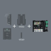 Wera Bit-Steckschlüsselsatz 21-teilig Tool-Check Modula