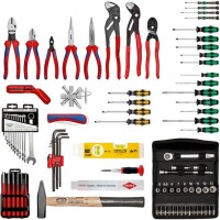 Knipex Werkzeugsortiment Mechaniker 90-teilig im Trolley 6