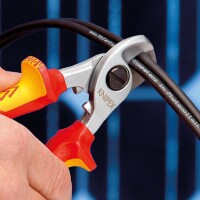 Knipex Kabelschere VDE 165mm m.Si-Öse 4