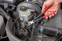 Knipex Montierzange poliert mit gebogenen Kunststoff-Griffen