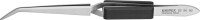 Knipex Kreuz-Pinzette spitz gebogen vernickelt 160mm