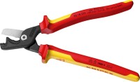 Knipex Kabelschere VDE mit Mehrkomponenten-Griffen 225mm sch