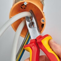 Knipex Abmantelungszange VDE mit2-Komponenten-Griffen 165mm 