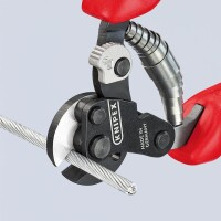 Knipex Drahtseilschere mit Mehrkomponenten-Griffen 160mm 3