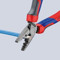 Knipex Aderendhülsenzange mit Mehrkomponenten-Griffen 1