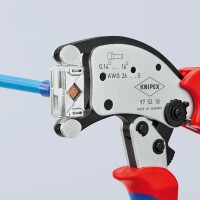 Knipex Crimpzange für Aderendhülsen Twistor 0,14-1