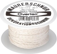 Overmann Baumwollkordel 1,0mm 30m wei&sz gallery