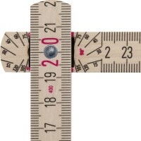 Stabila Gliedermaßstab Buche 2mx16mm natur Typ 407 3