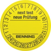Benning Prüfplakette gallery