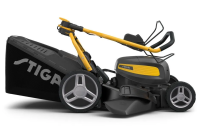 STIGA Akku-Rasenmäher Combi 748e V - ohne Akku & La