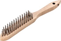 Lessmann Drahthandb&uuml;rste, Stahldraht V4A rostfrei